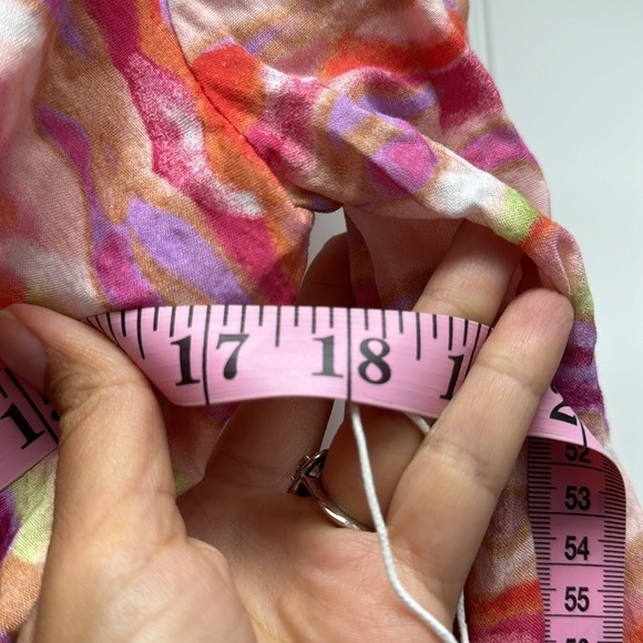 Meet Me In Santorini Pink, Orange, White Peekaboo Goddess Romper - Picture 9 of 16